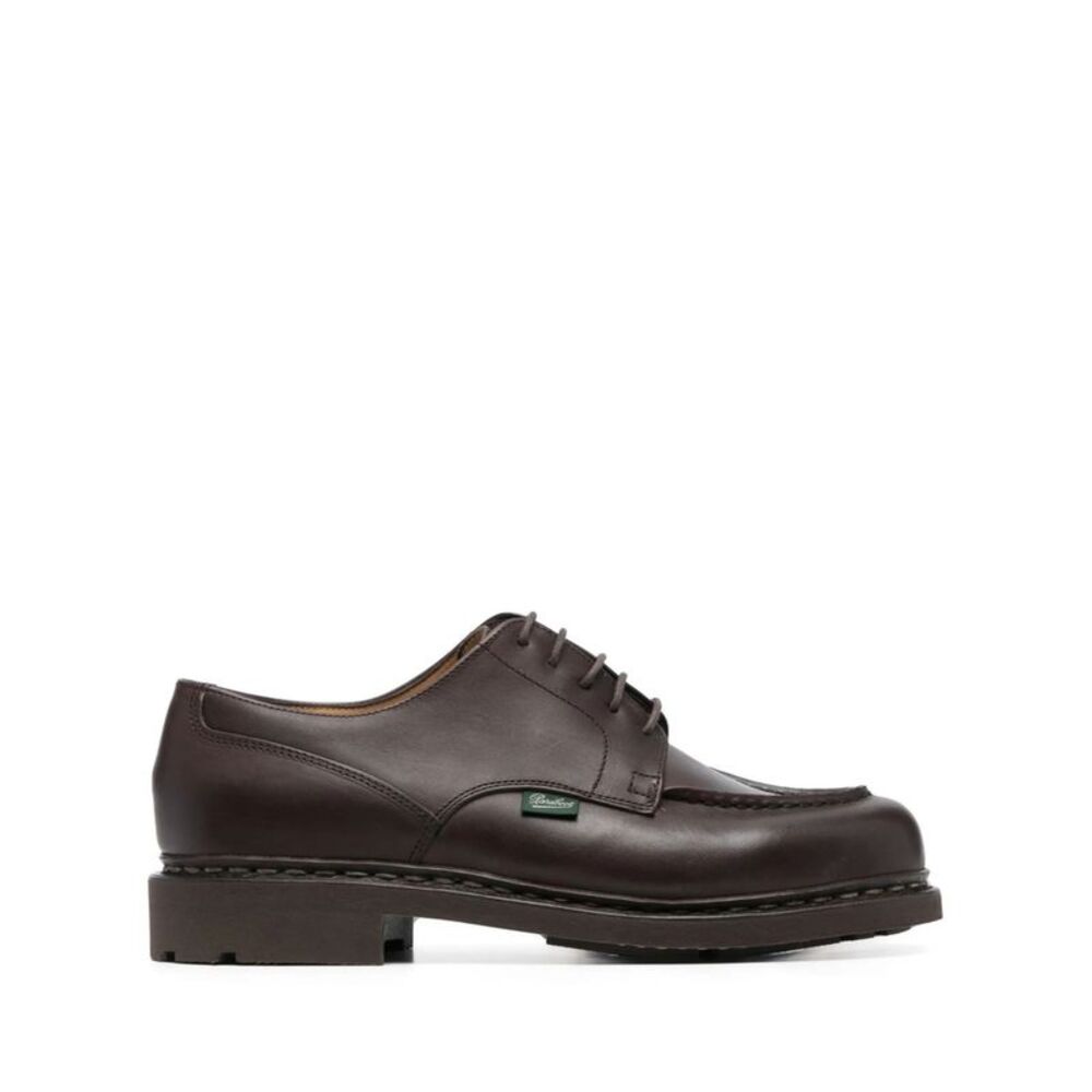 Paraboot Brown Derby Shoes Men